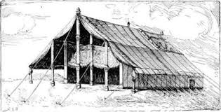 Ark of God in a tent