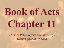 Peter Defended His Actions in Antioch